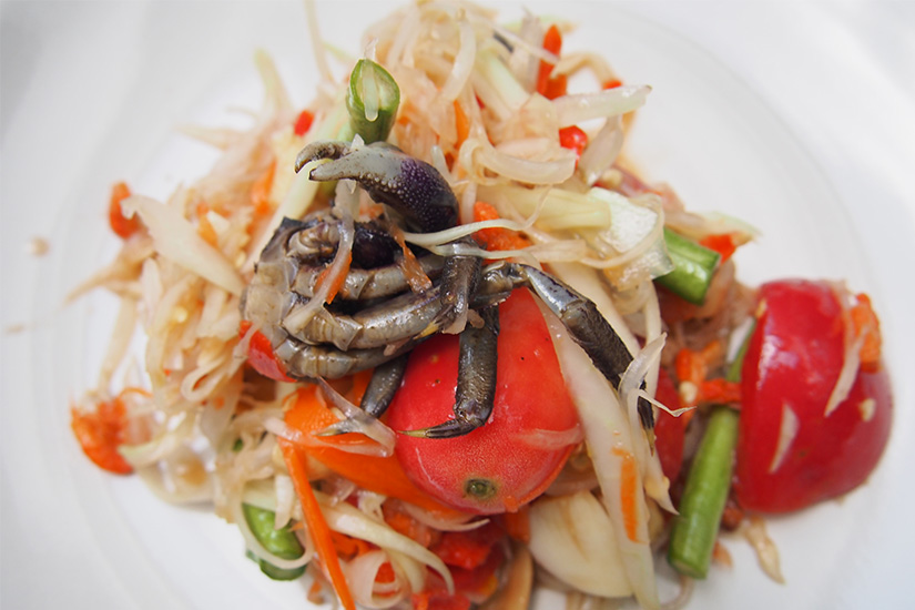 ตำมะละกอปู