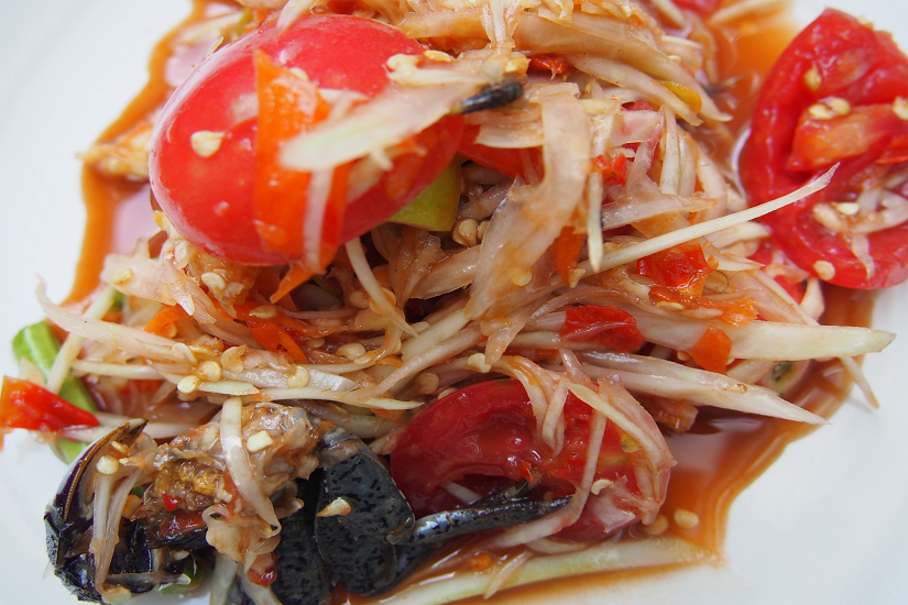 ตำมะละกอปูปลาร้า