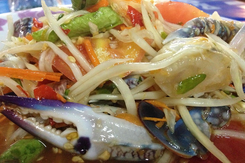 ตำมะละกอไทยปูม้า